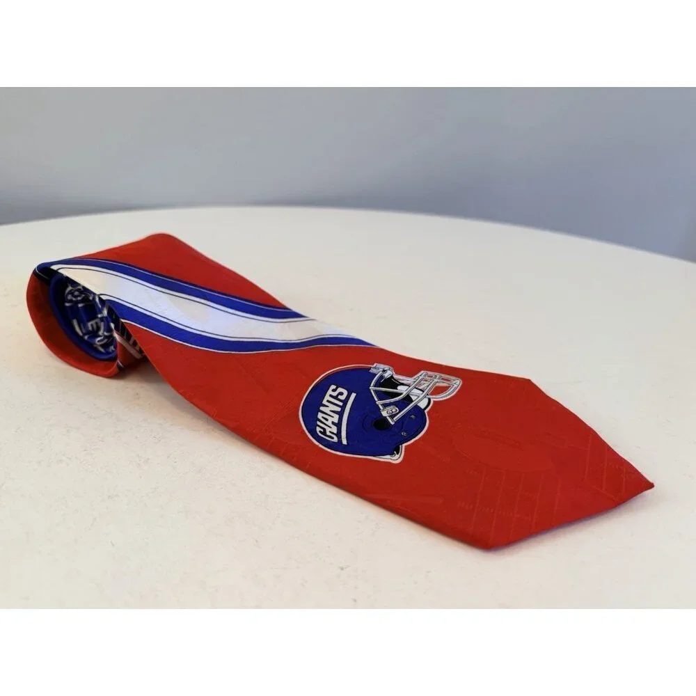 New York Giants Team NFL Men's Silk Necktie Tie 1996 Football Helmet Logo 57